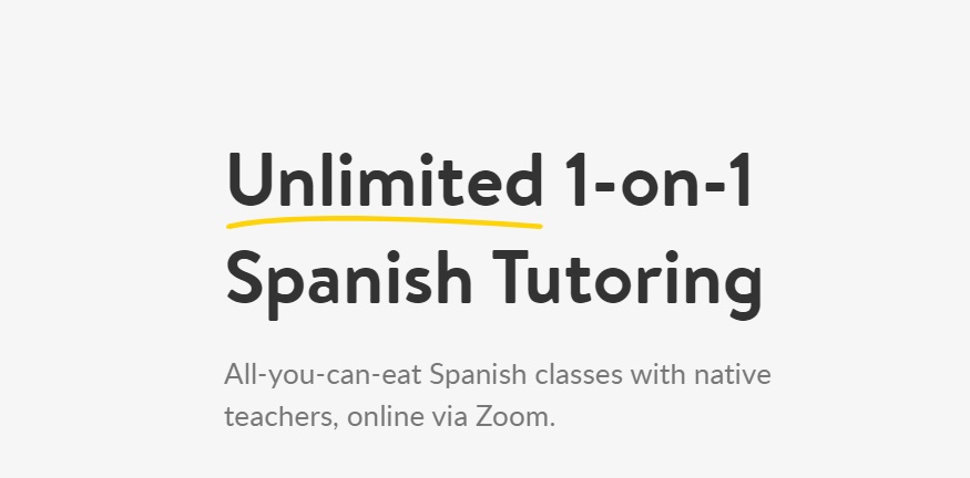 Baselang Spanish one on one tutoring