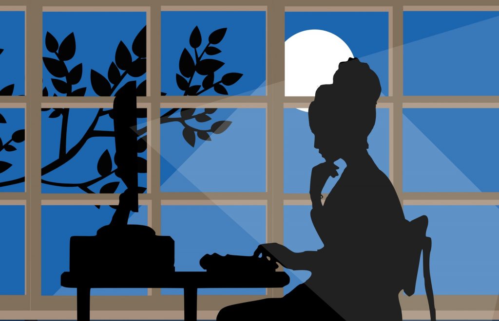 Online learning Japanese.