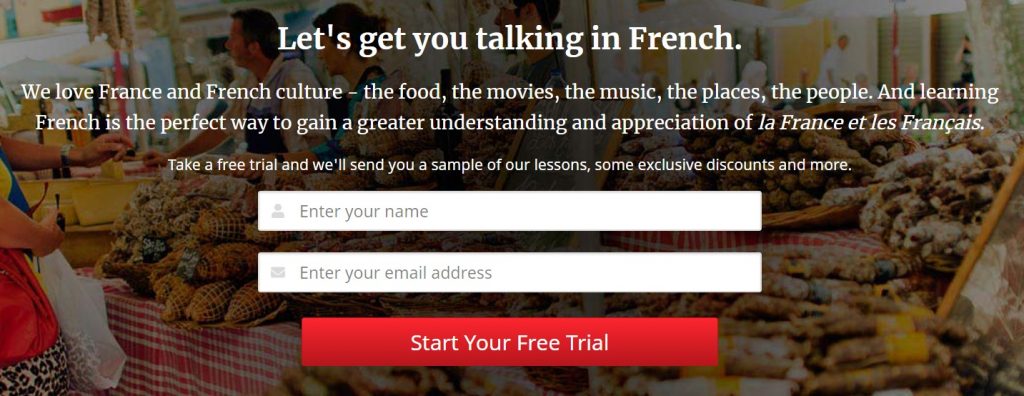 Rocket French online learning course