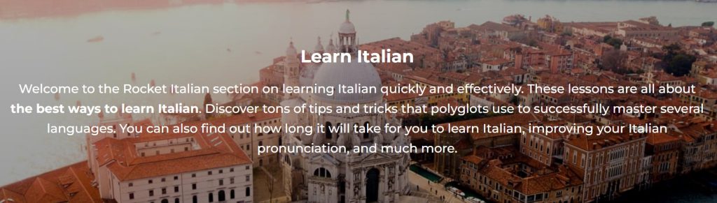 Rocket Italian