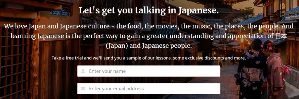 Rocket Japanese course online