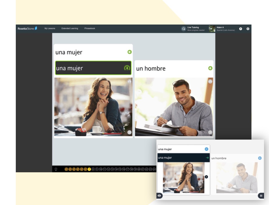 Rosetta Stone Spanish learning program