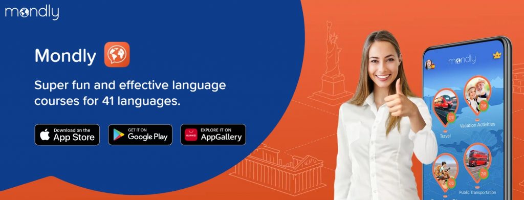 Mondly elearning app