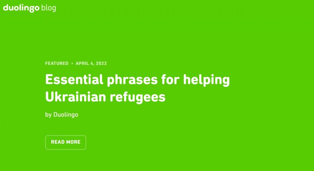 Duolingo blog