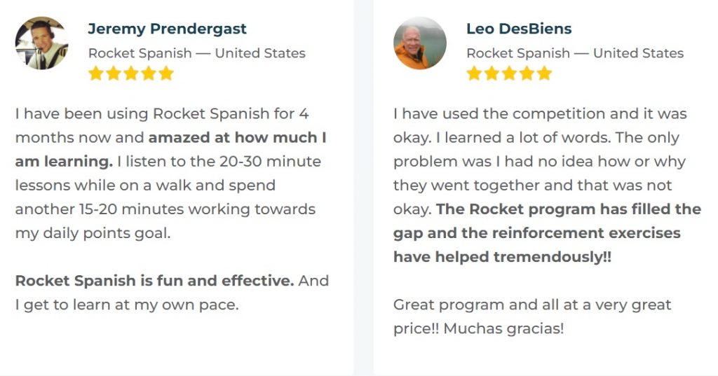 Rocket Languages users reviews