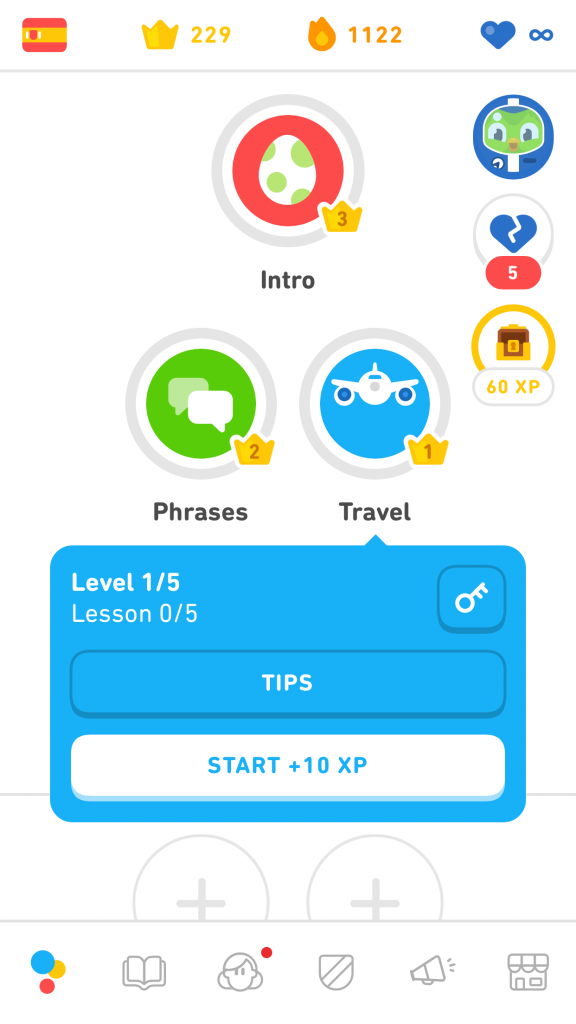 Duolingo lessons