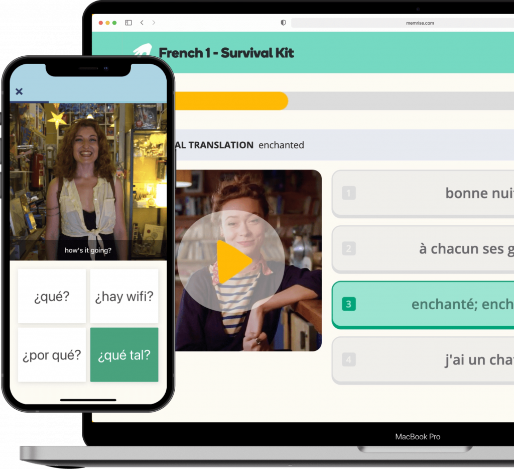 Memrise lessons