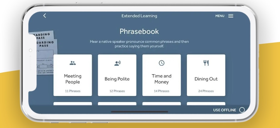 Rosetta Stone phrasebook
